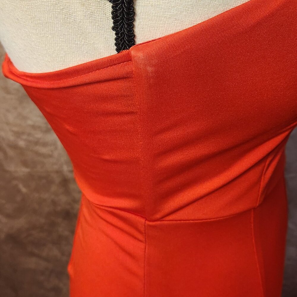 Strapless Mermaid Gown – Red – Size S - Picture 12 of 15